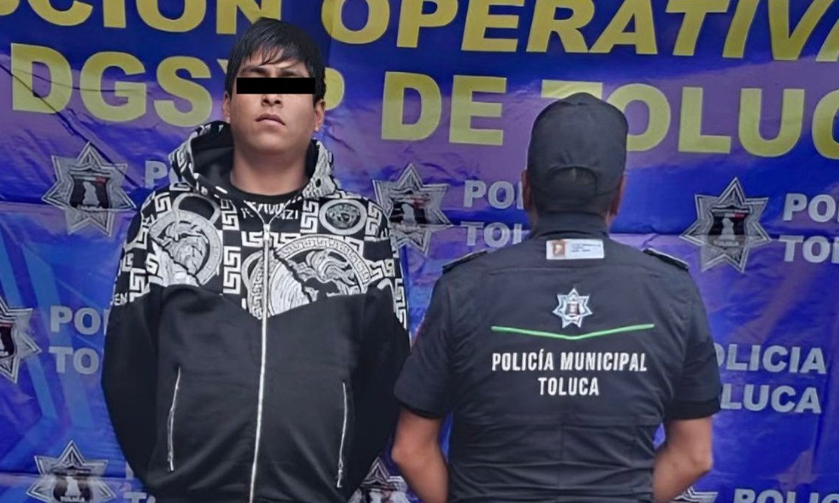 Cae “Mogli”, presunto líder de Los Chillones en pleno centro de Toluca