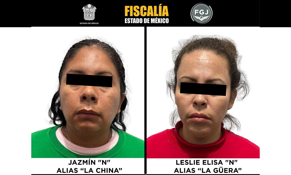 Capturan a "China” y “Güera” de Los Vallartas, en Nezahualcóyotl