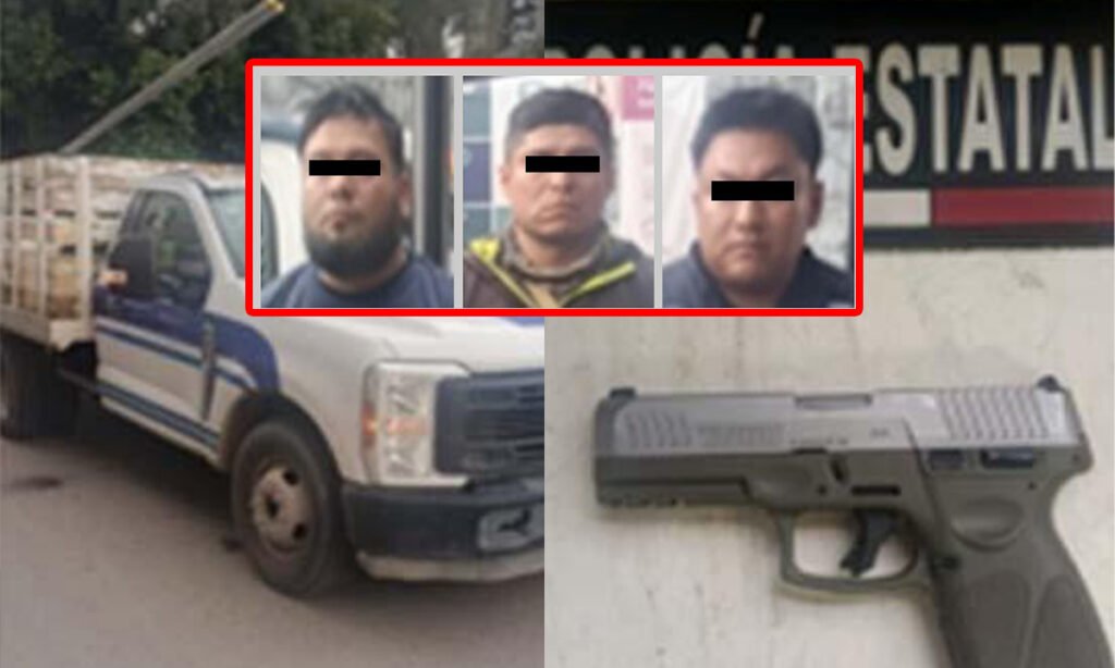 Detienen a tres personas armadas en Villa del Carbón