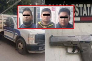 Detienen a tres personas armadas en Villa del Carbón