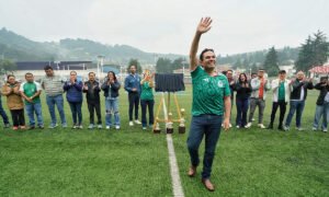 Entrega de la Unidad Deportiva El Plan en Huixquilucan