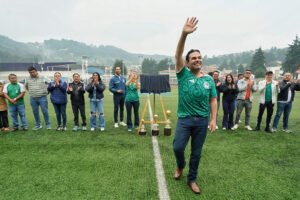 Entrega de la Unidad Deportiva El Plan en Huixquilucan