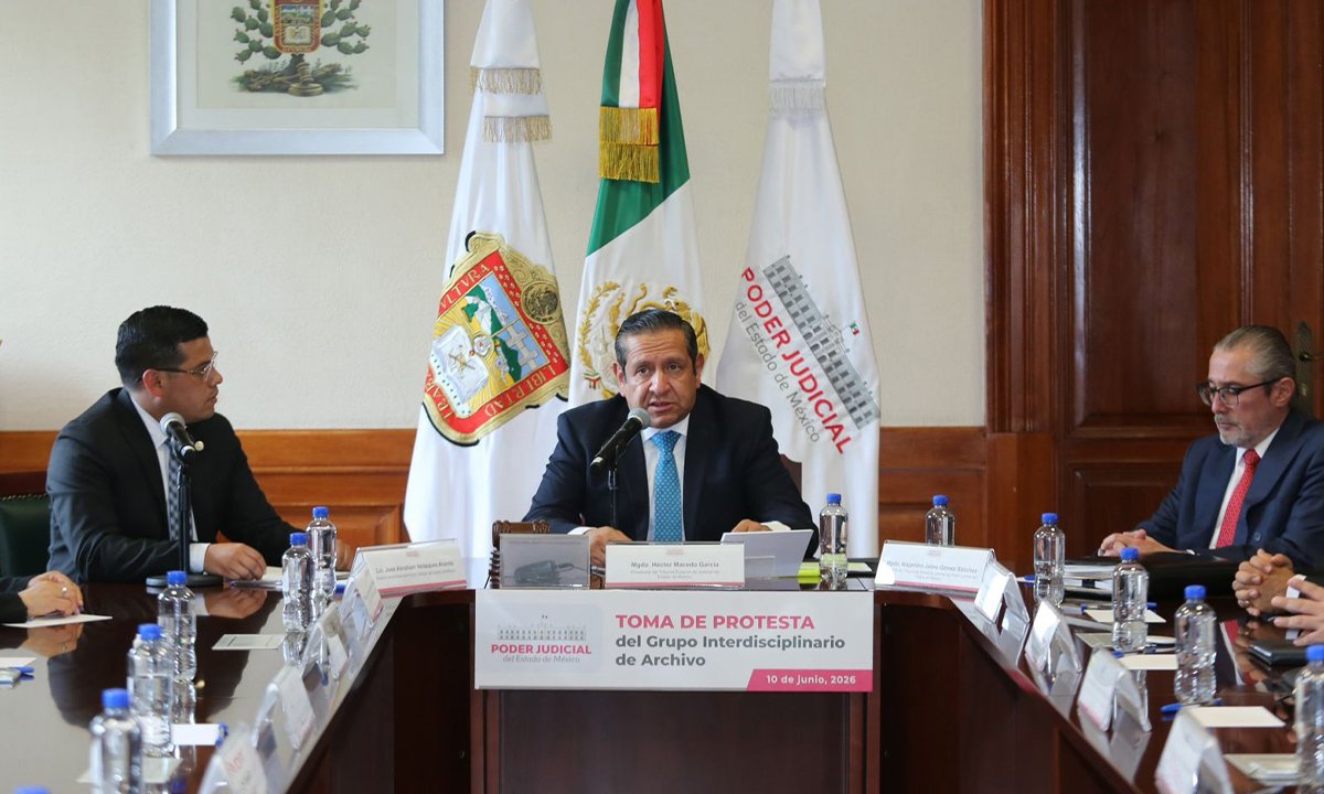 Instalación Grupo Interdisciplinario de Archivos del PJEdomex