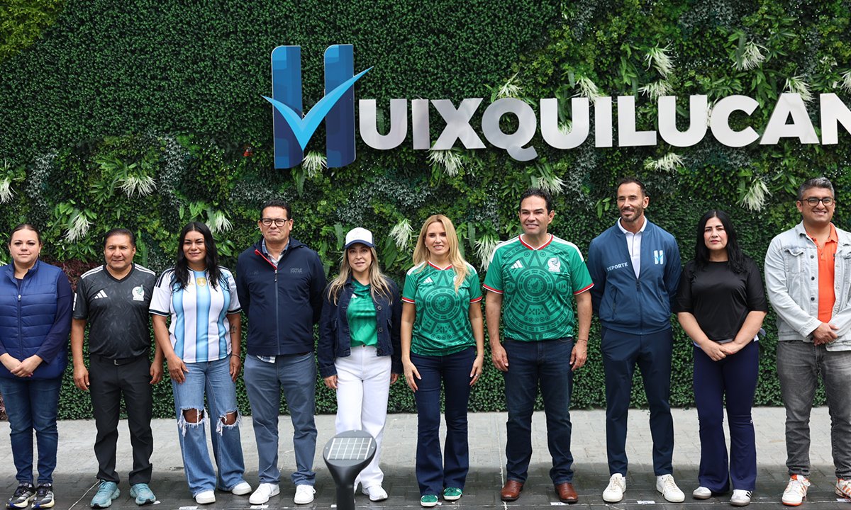 La presidenta municipal inauguró nuevas áreas deportivas en Huixquilucan, con inversión superior a 37 millones de pesos.