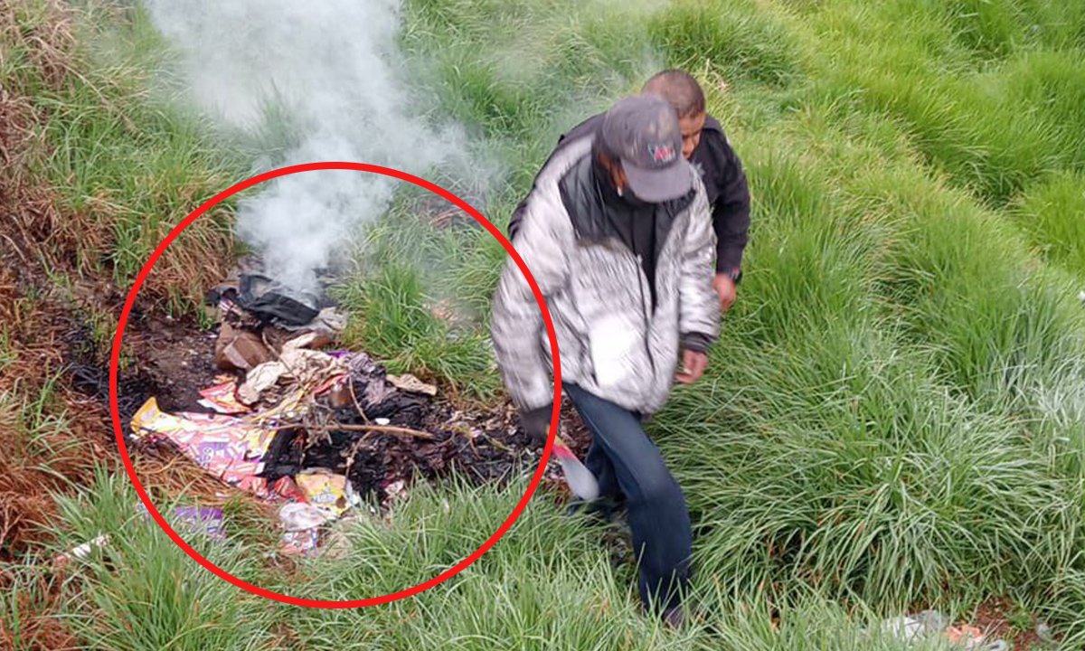 Lo-agarraron-sorprendido-quemando-basura-en-la-vía-pública,-en-Toluca