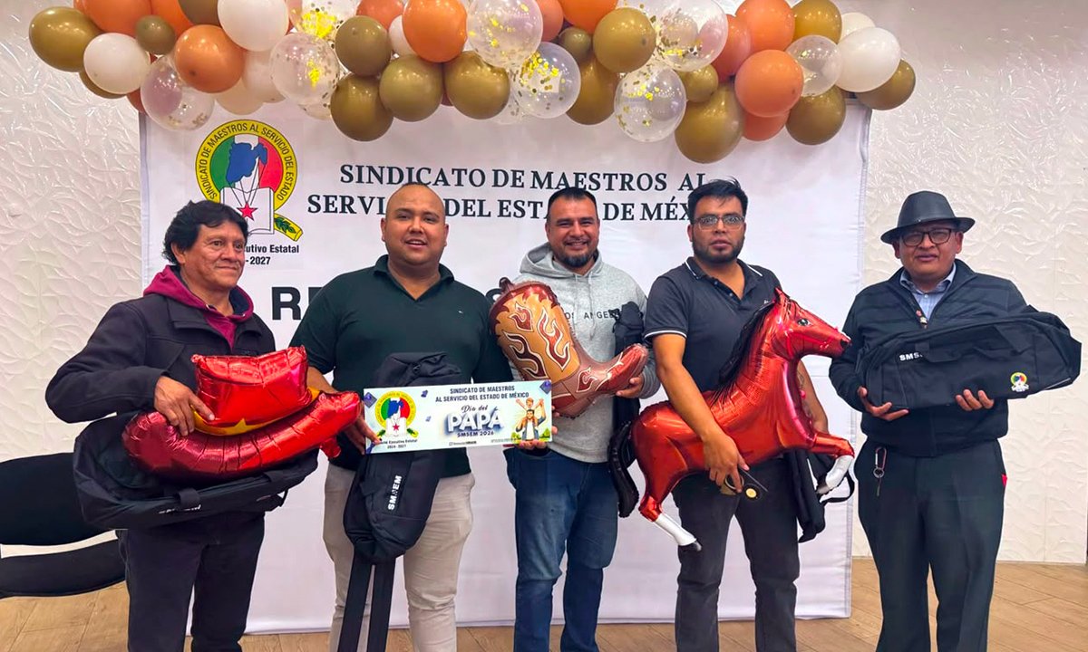 SMSEM celebra a los maestros papás en el Día del Padre