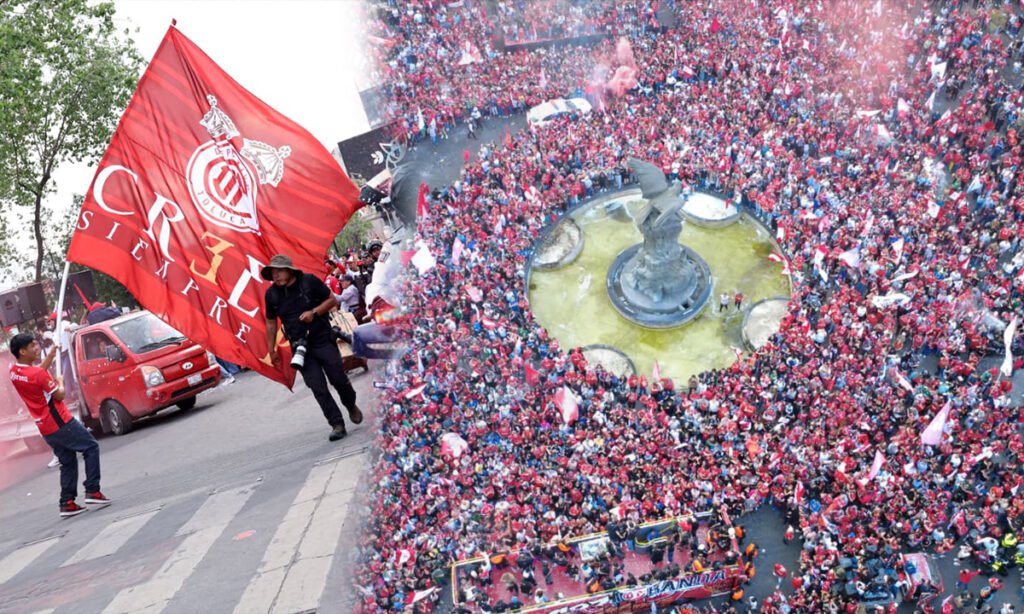 Toluca conquista la Concacaf y celebra con aficionados