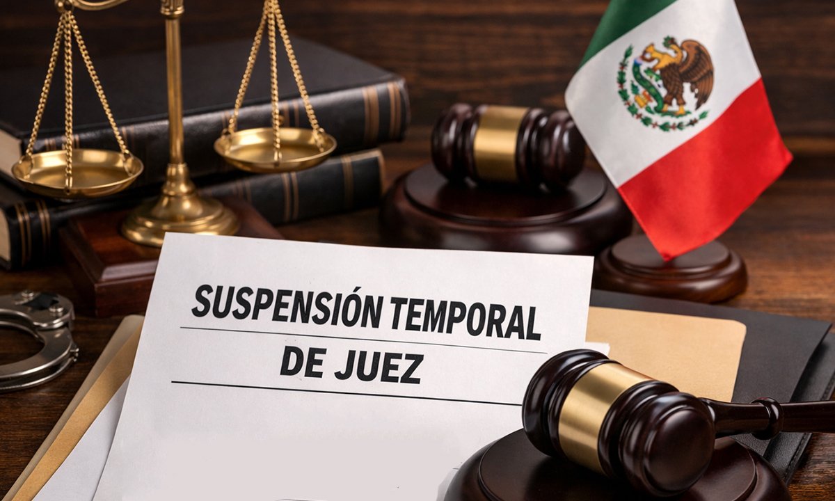 Tribunal de Disciplina Judicial ordena suspensión de juez mixto