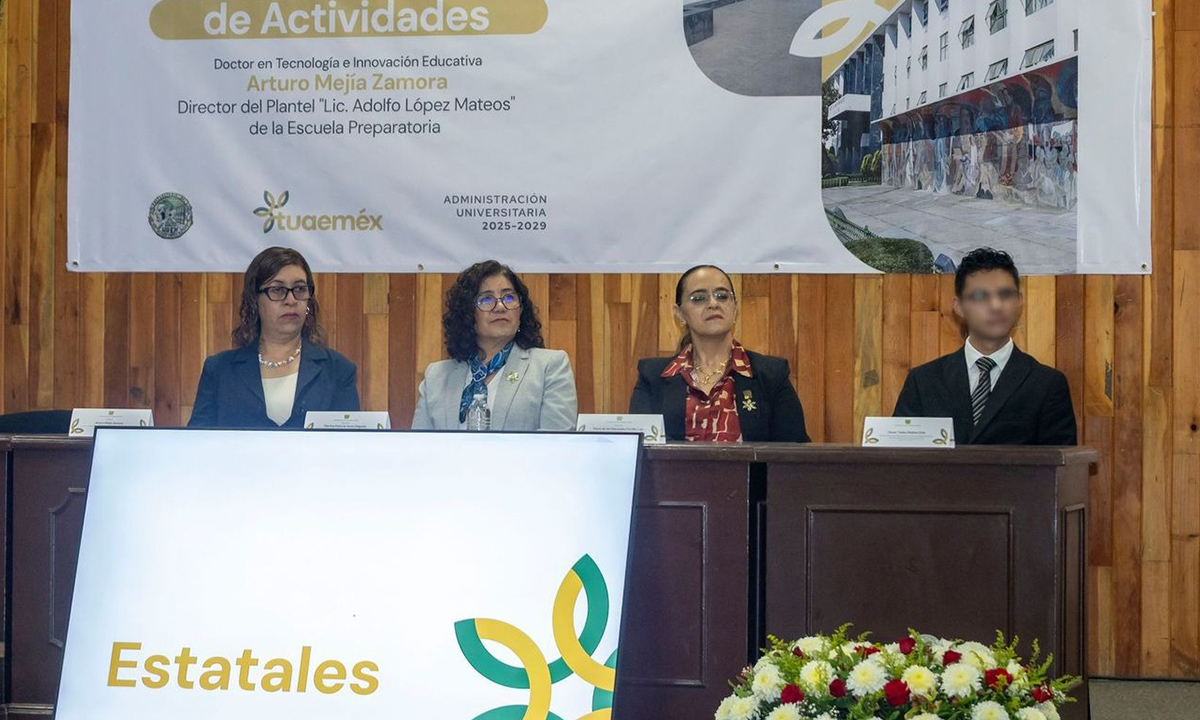 UAEMéx presenta informe del Plantel “Lic. Adolfo López Mateos”