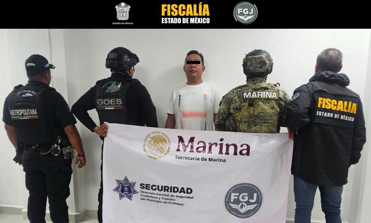 Operación Restitución captura a líder sindical en Ecatepec