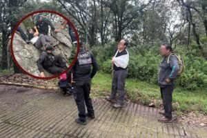 rescate en la Sierra de Guadalupe