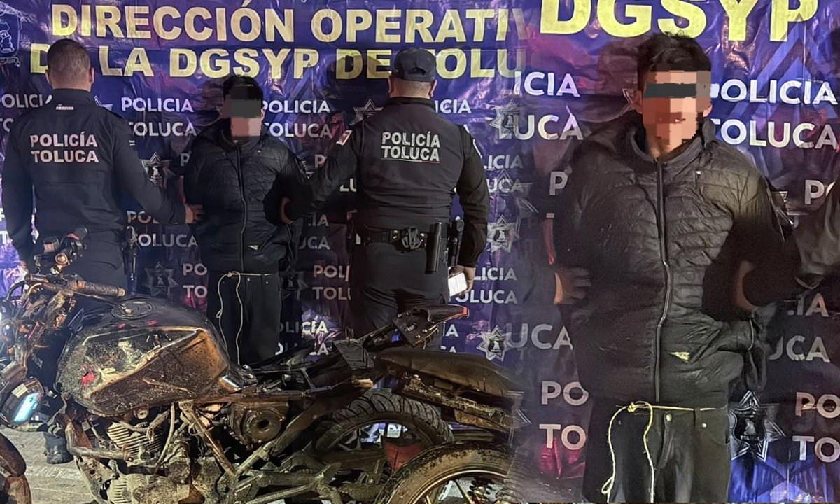 Cae menor en Toluca tras ataque a cajero y negocio