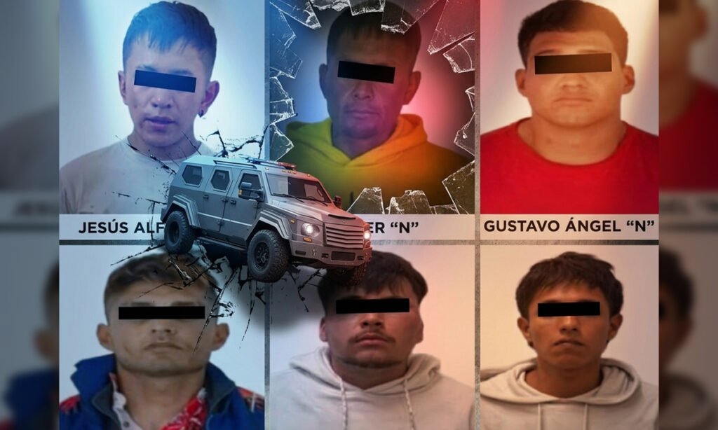 Caen sujetos por violentos robos de autos en Edomex