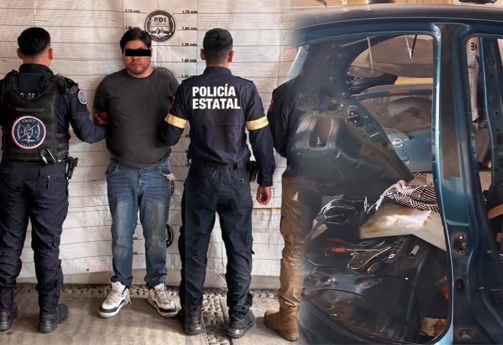 Cateo en Toluca: detenido y vehículos robados asegurados