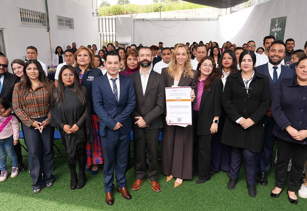 Huixquilucan ratifica certificación nacional de centros contra adicciones