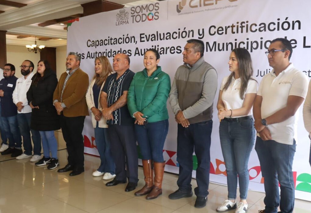 Lerma inicia certificación de sus autoridades auxiliares