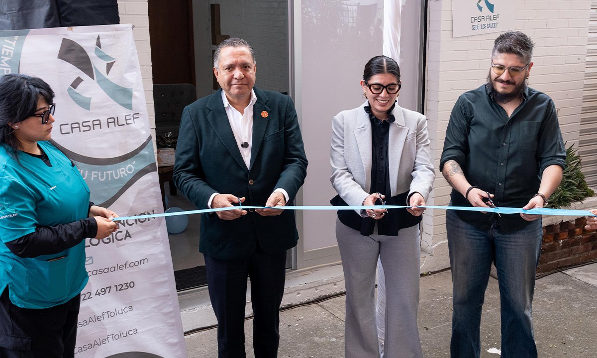 inaugura Casa Alef en Sauces para atención psicológica gratuita