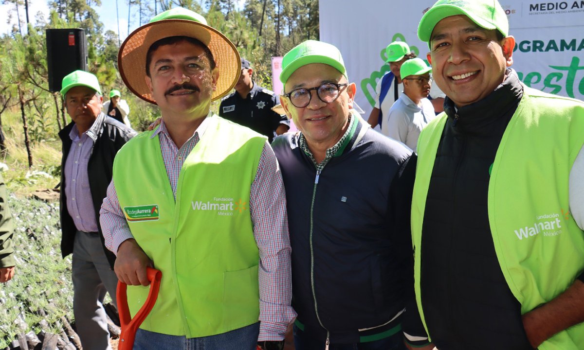 Zinacantepec arranca reforestación con 3 mil árboles
