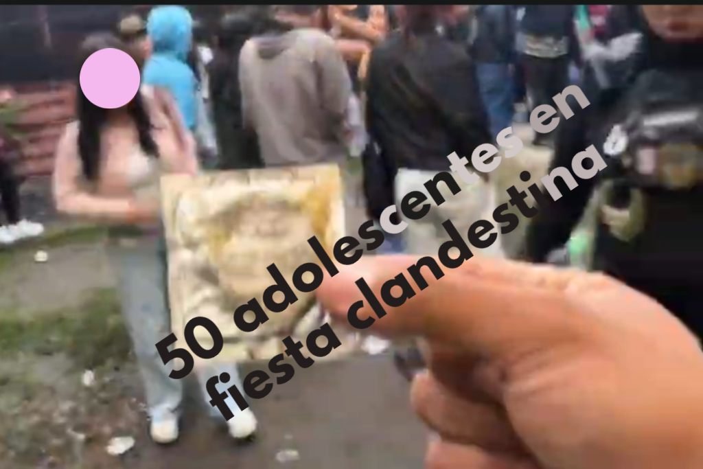 fiesta clandestina en Toluca