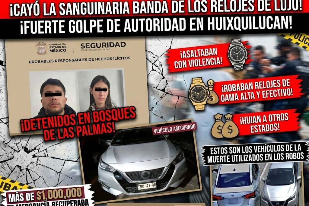 robo de relojes de alta gama