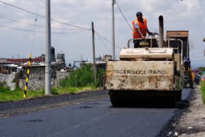 Avanza pavimentación en Av. Guadalupe Victoria de Ocoyoacac