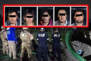Cae banda de huachicoleros y toma clandestina, en Huehuetoca
