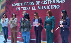 Calimaya apoya construcción de cisternas para enfrentar escasez de agua