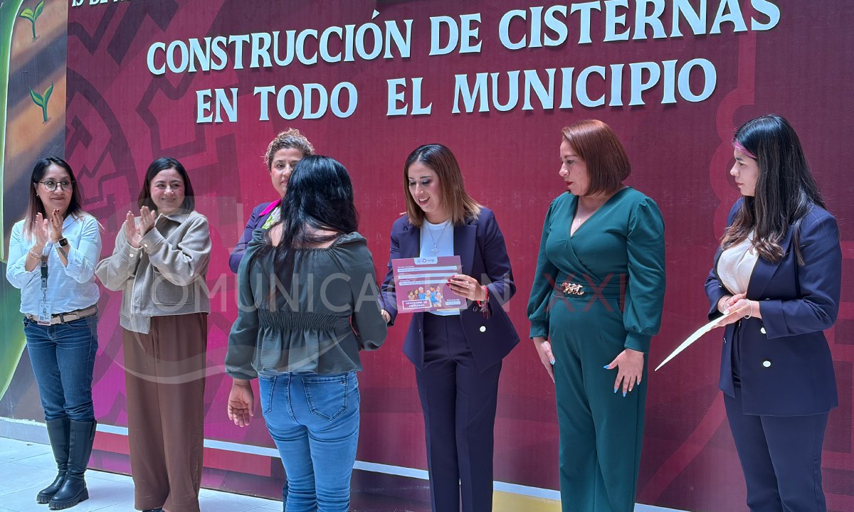 Calimaya apoya construcción de cisternas para enfrentar escasez de agua