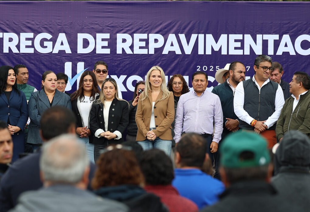 Concluye repavimentación de La Marquesa en Huixquilucan