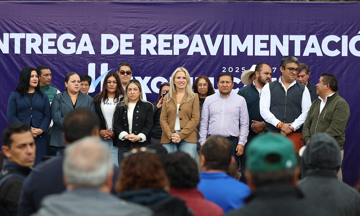 Concluye repavimentación de La Marquesa en Huixquilucan
