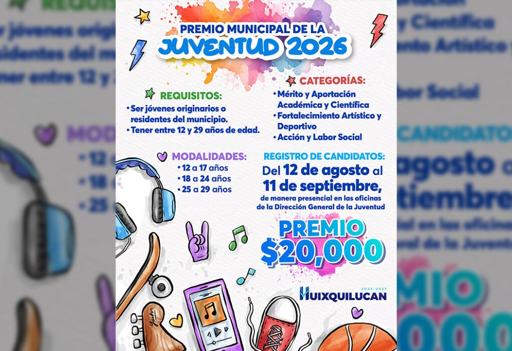 Convocatoria abierta para jóvenes 2026 en Huixquilucan