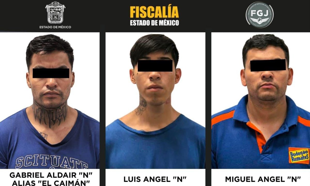 Detienen a “El Caimán” y dos cómplices por extorsión en Chimalhuacán