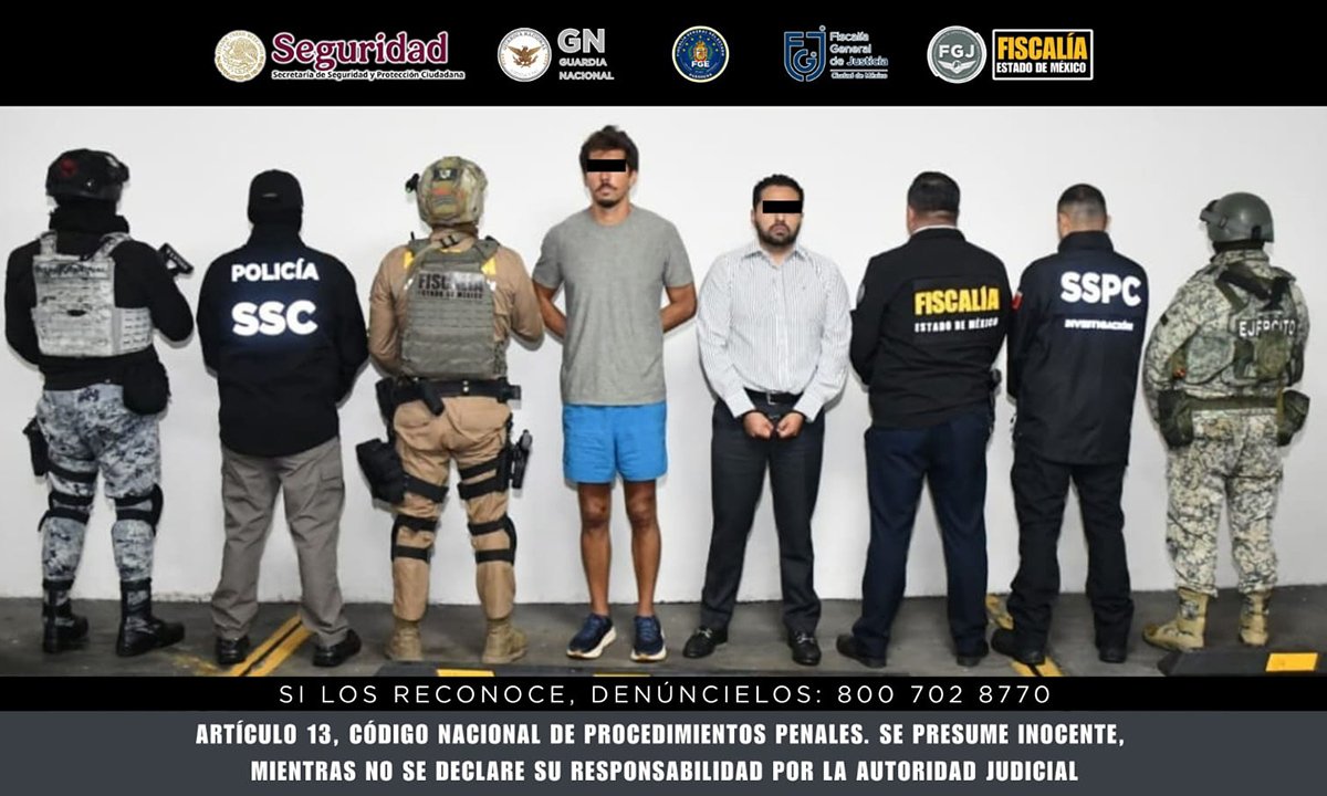 Detienen a funcionarios del Edoméx por red de extorsión