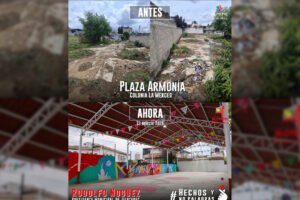 Rodolfo Noguez transforma terreno baldío en espacio seguro