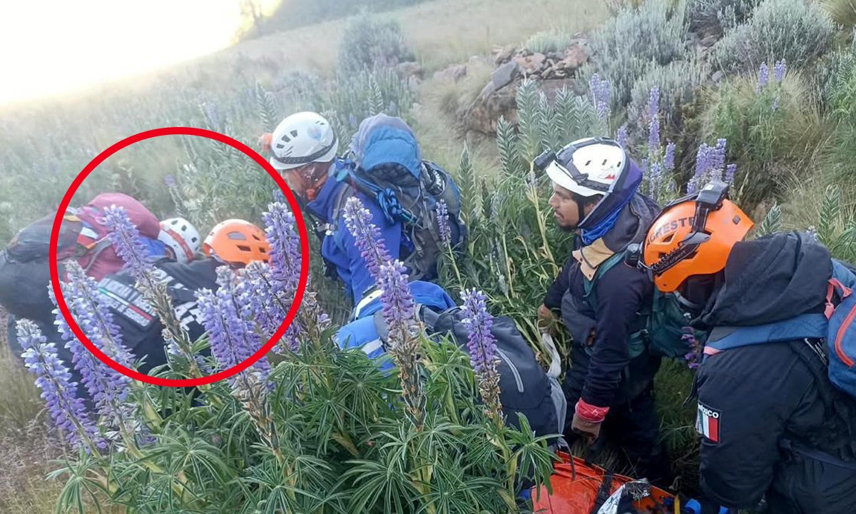 SSEM auxilia a mujer lesionada en el Iztaccíhuatl-Popocatépetl