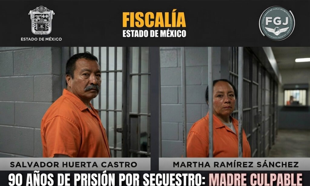 Sentencian a 90 de prisión por secuestro en Zinacantepec