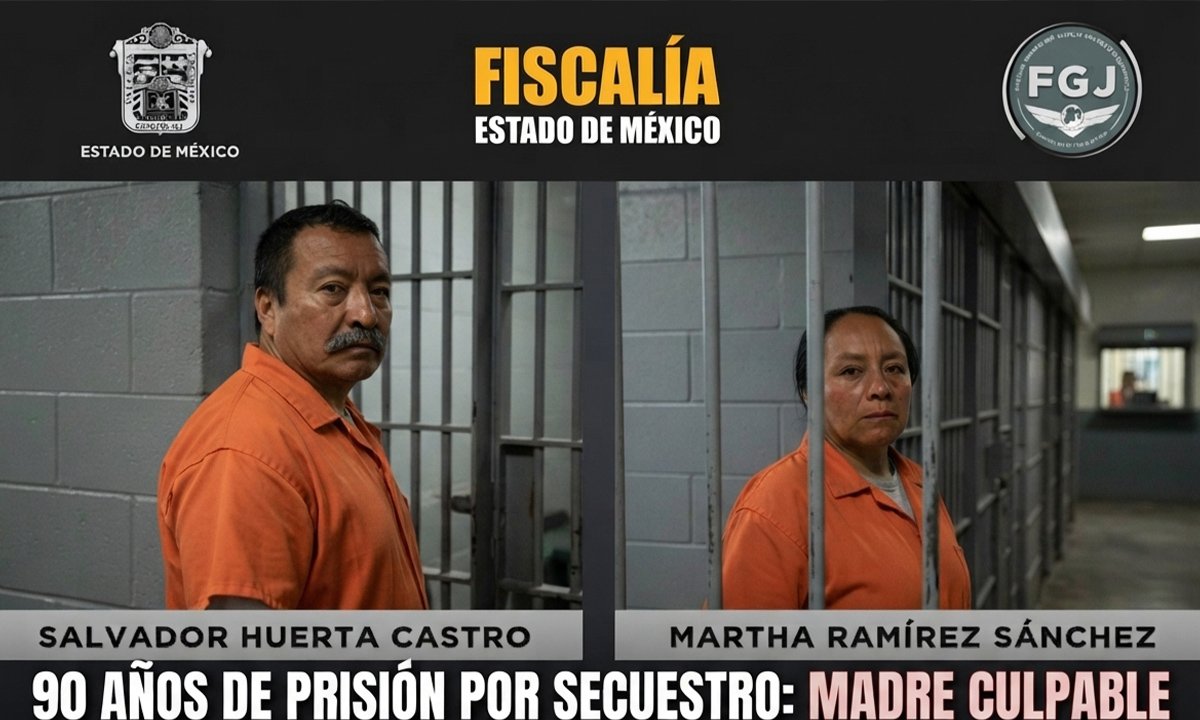 Sentencian a 90 de prisión por secuestro en Zinacantepec