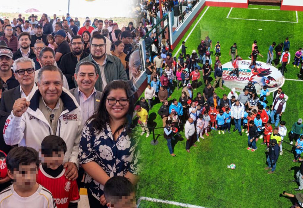 Toluca entrega séptima cancha sintética en Tlacotepec