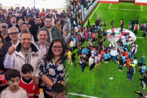 Toluca entrega séptima cancha sintética en Tlacotepec
