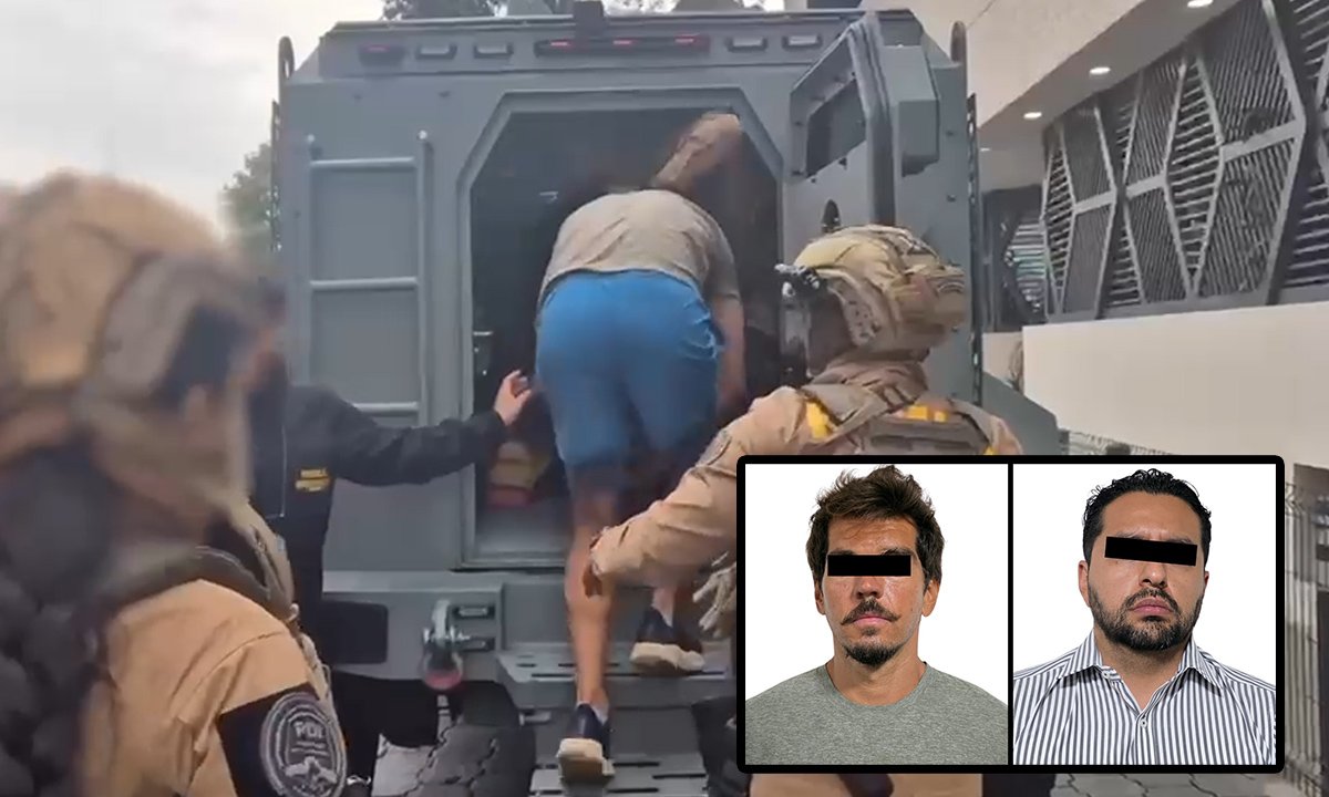 Tras las rejas dos servidores por red de extorsión en verificentros
