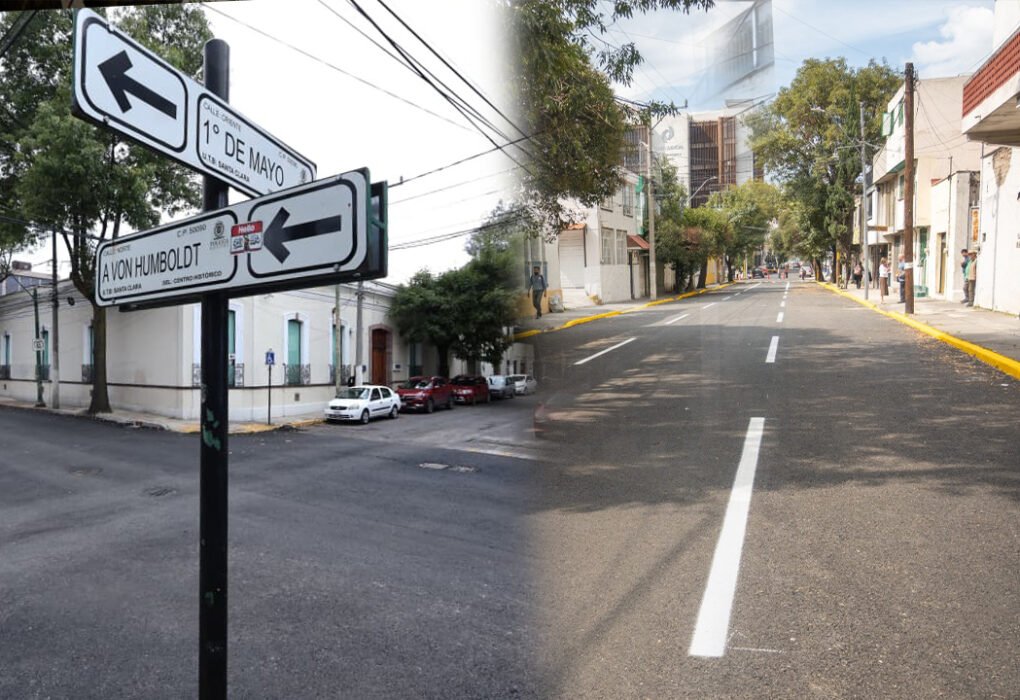 Avanza renovación de infraestructura vial en tres delegaciones de Toluca