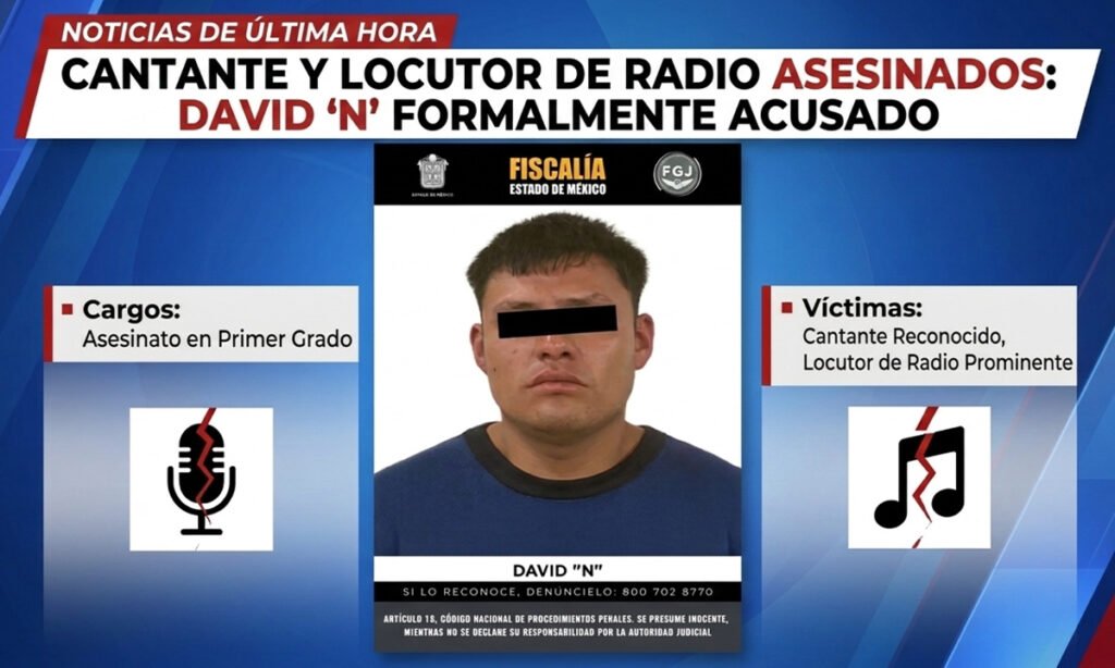 Cantante y locutor asesinado: vinculan a proceso a David “N”