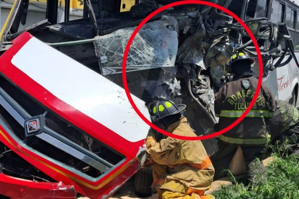 Caos en Las Torres: autobús deja 25 heridos