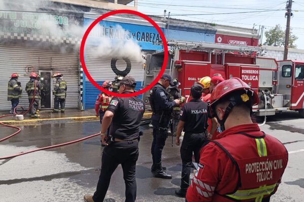 Comercio de transmisiones se incendia en la colonia Vértice