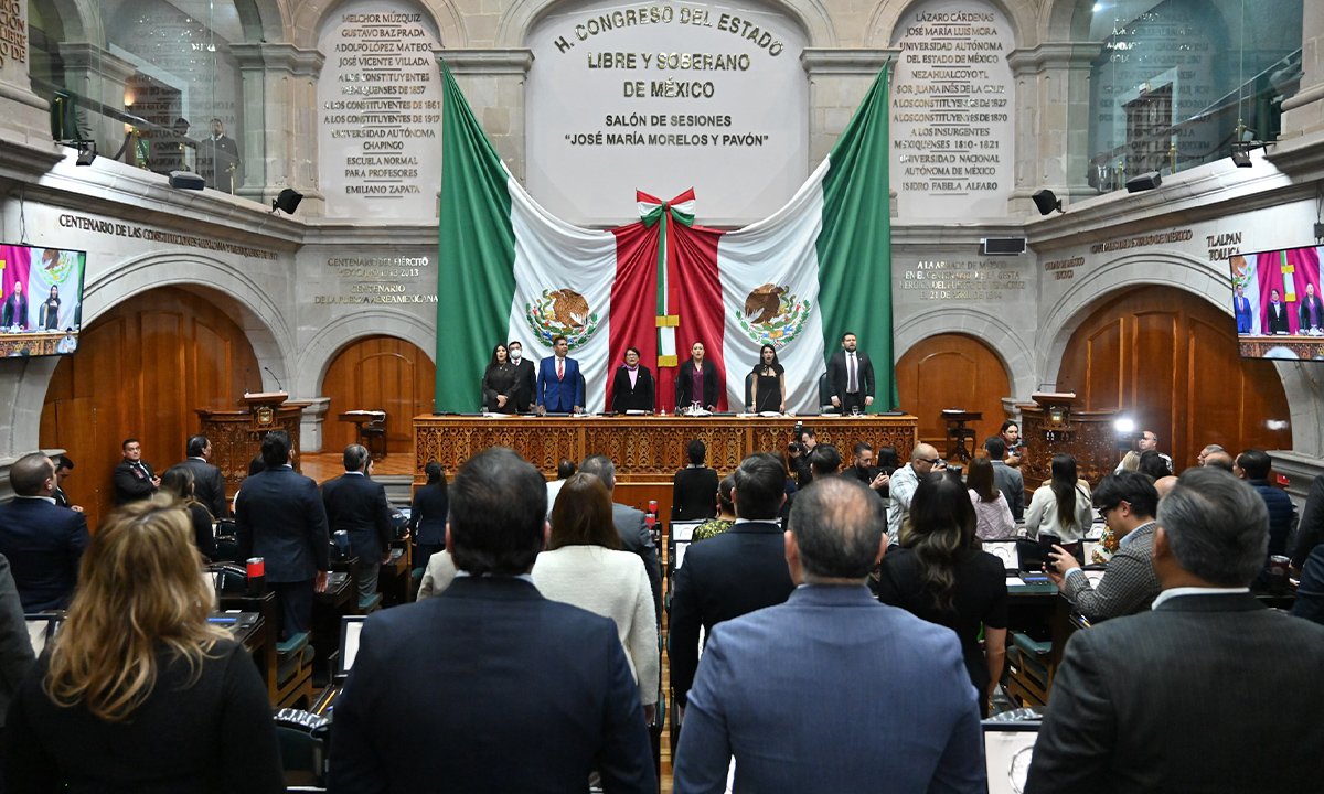 Congreso Edomex inicia tercer año constitucional