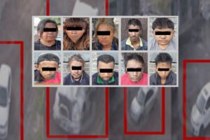 Golpe al crimen en Acolman; diez capturados en operativo estatal