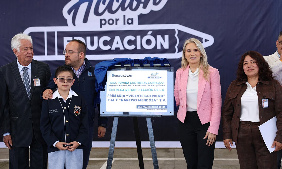 Huixquilucan va por 30% de planteles escolares rehabilitados
