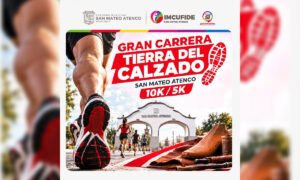 Invita San Mateo Atenco a Carrera Atlética Tierra del Calzado 2026