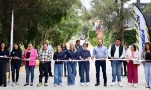 Nuevas vialidades con concreto hidráulico en Huixquilucan