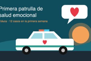 Primera patrulla de salud emocional de México opera en Toluca